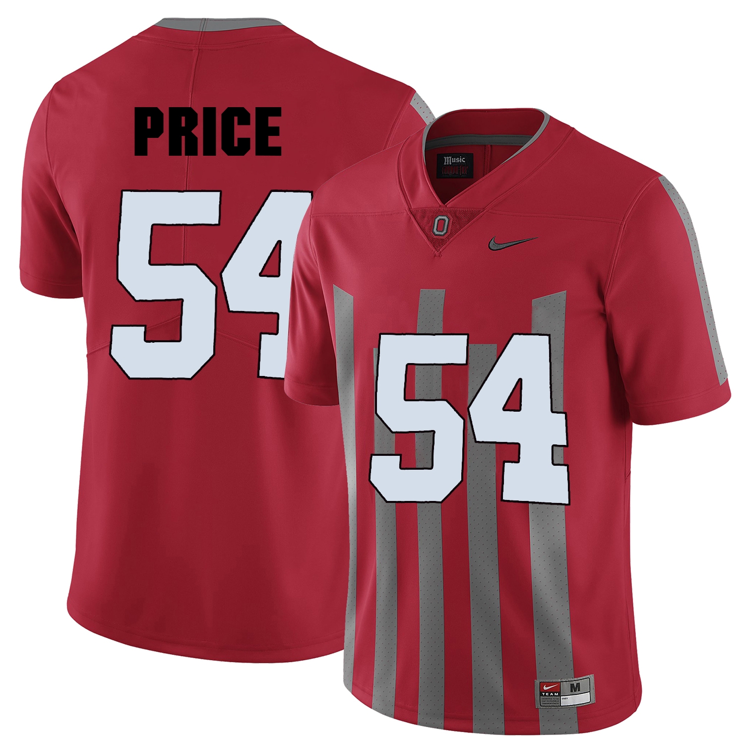 Ohio State Buckeyes Men's NCAA Billy Price #54 Red Elite College Football Jersey BPP8249FW
